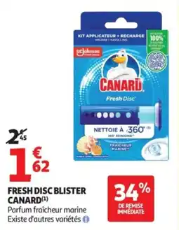 Auchan Fresh disc blister canard offre
