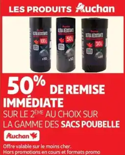 Auchan Sacs poubelle auchan offre