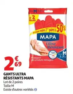 Auchan Gants ultra résistants mapa offre
