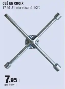 Autobacs Clé en croix offre