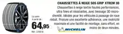 Autobacs MICHELIN Chaussettes à neige sos grip xtrem 3d offre