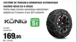 Autobacs Système de tension & démontage automatique chaînes neige xg-9 cross offre