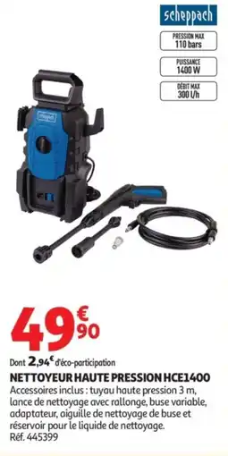 Auchan Nettoyeur haute pression hce1400 offre