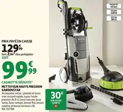 Auchan Nettoyeur haute pression gardenstar offre