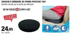 Autobacs SWISSDRIVE Coussin à mémoire de forme pivotant 360° offre
