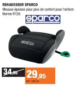 Autobacs SPARCO Rehausseur offre