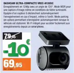 Autobacs Dashcam ultra-compacte vrec-h120sc offre