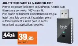 Autobacs Adaptateur carplay & android auto offre