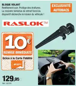 Autobacs RASLOK Bloque volant offre