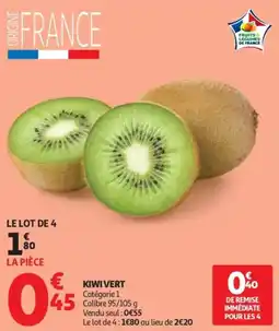 Auchan Kiwi vert offre