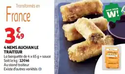 Auchan 4 nems auchan le traiteur offre