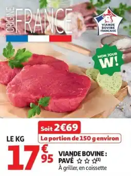 Auchan Viande bovine pave offre