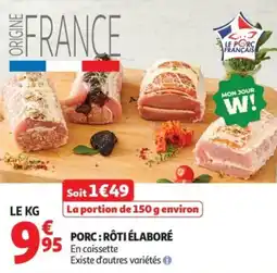 Auchan Porc rôti élaboré offre