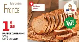 Auchan Pain de campagne offre