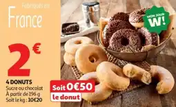 Auchan 4 donuts offre
