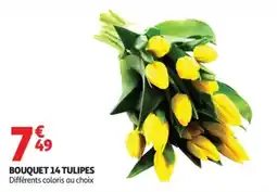 Auchan Bouquet 14 tulipes offre