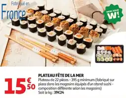 Auchan Plateau fête de la mer offre