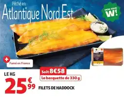 Auchan Filets de haddock offre