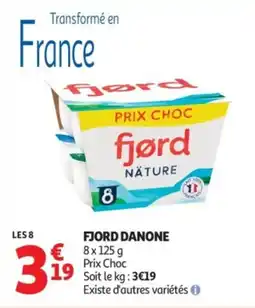 Auchan Fjord danone offre