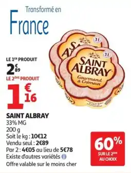Auchan Saint albray offre