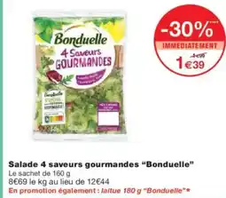 Monoprix Salade 4 saveurs gourmandes bonduelle offre