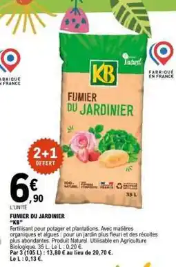 E.Leclerc FUMIER DU JARDINIER KB offre