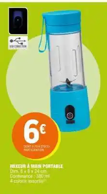 E.Leclerc MIXEUR À MAIN PORTABLE offre