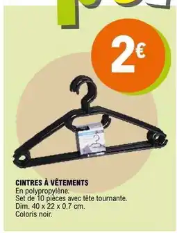 E.Leclerc CINTRES À VÊTEMENTS offre