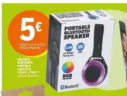 E.Leclerc Portable Bluetooth Speaker offre