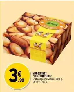 E.Leclerc MADELEINES LES ÉCUREUILS offre