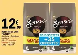 E.Leclerc Dosettes De Café Senseo offre