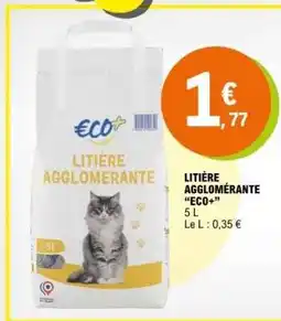 E.Leclerc LITIÈRE AGGLOMÉRANTE ECO+ offre