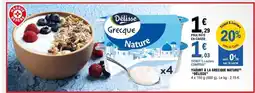 E.Leclerc Yaourt à la grecque nature offre