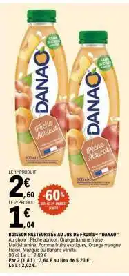 E.Leclerc DANAO PÊCHE ABRICOT offre