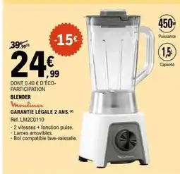 E.Leclerc Blender Moulinex offre