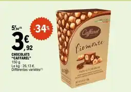 E.Leclerc CHOCOLATS “CAFFAREL” offre
