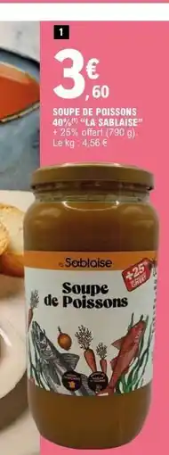 E.Leclerc Soupe de Poissons La Sablaise offre
