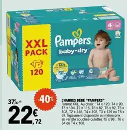E.Leclerc Pampers Baby-Dry offre