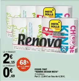 E.Leclerc ESSUIE-TOUT RENOVA DESIGN INSTA offre