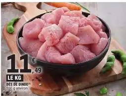 E.Leclerc DÉS DE DINDE offre