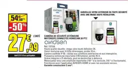 E.Leclerc CAMÉRA DE SÉCURITÉ EXTÉRIEURE MOTORISÉE CONNECTÉE HOMECAM 2K PTZ offre