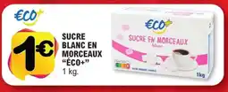 E.Leclerc SUCRE BLANC EN MORCEAUX ECO+ offre