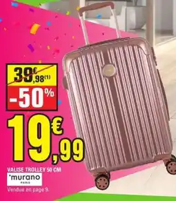 E.Leclerc Valise Trolley 50 CM offre
