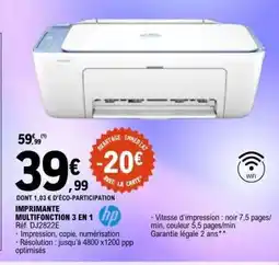 E.Leclerc Imprimante multifonction 3 en 1 offre