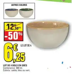 E.Leclerc LE LOT DE 4 offre