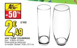 E.Leclerc Vase Flora Cylindrique offre