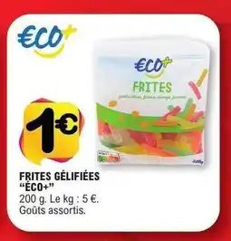 E.Leclerc FRITES GÉLIFIÉES “ECO+” offre