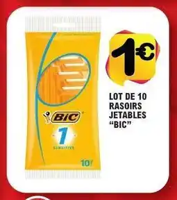 E.Leclerc LOT DE 10 RASOIRS JETABLES BIC offre