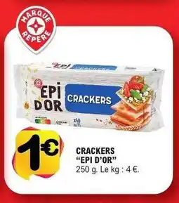 E.Leclerc CRACKERS “EPI D’OR” offre