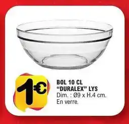 E.Leclerc BOL 10 CL DURALEX LYS offre